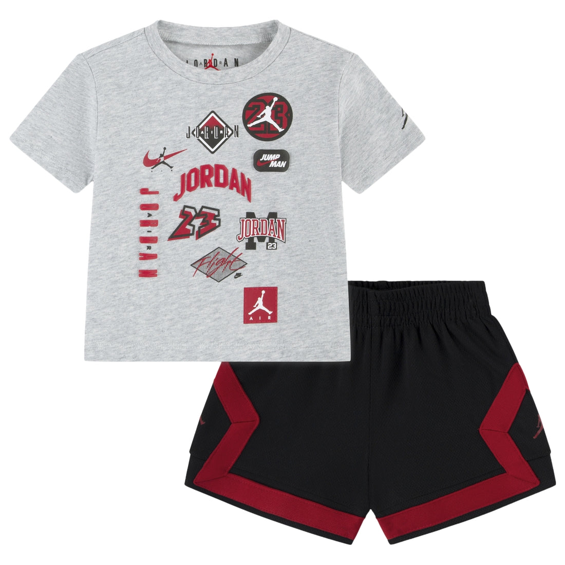 Boys Infant Jordan Dynasty Patch T-Shirt Shorts Set