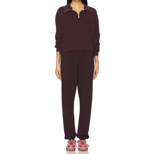 Johnny Sweatpants In Maroon