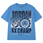 Boys Jordan AJ11 UNC Retro Goat Short Sleeve T-Shirt