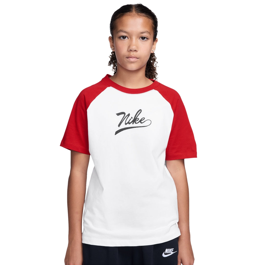 Boys Nike NSW Tee Raglan Script