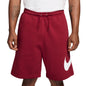 Nike Mens Solo Swoosh Fleece Shorts