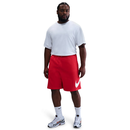 Nike Mens Solo Swoosh Fleece Shorts